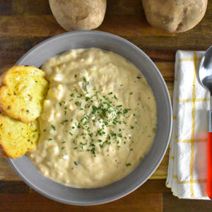 Crawfish Corn and Potato Soup - Langenstein's Catering