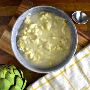 Cream of Artichoke Soup - Langenstein's Catering