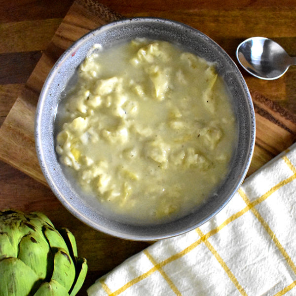 Cream of Artichoke Soup - Langenstein's Catering